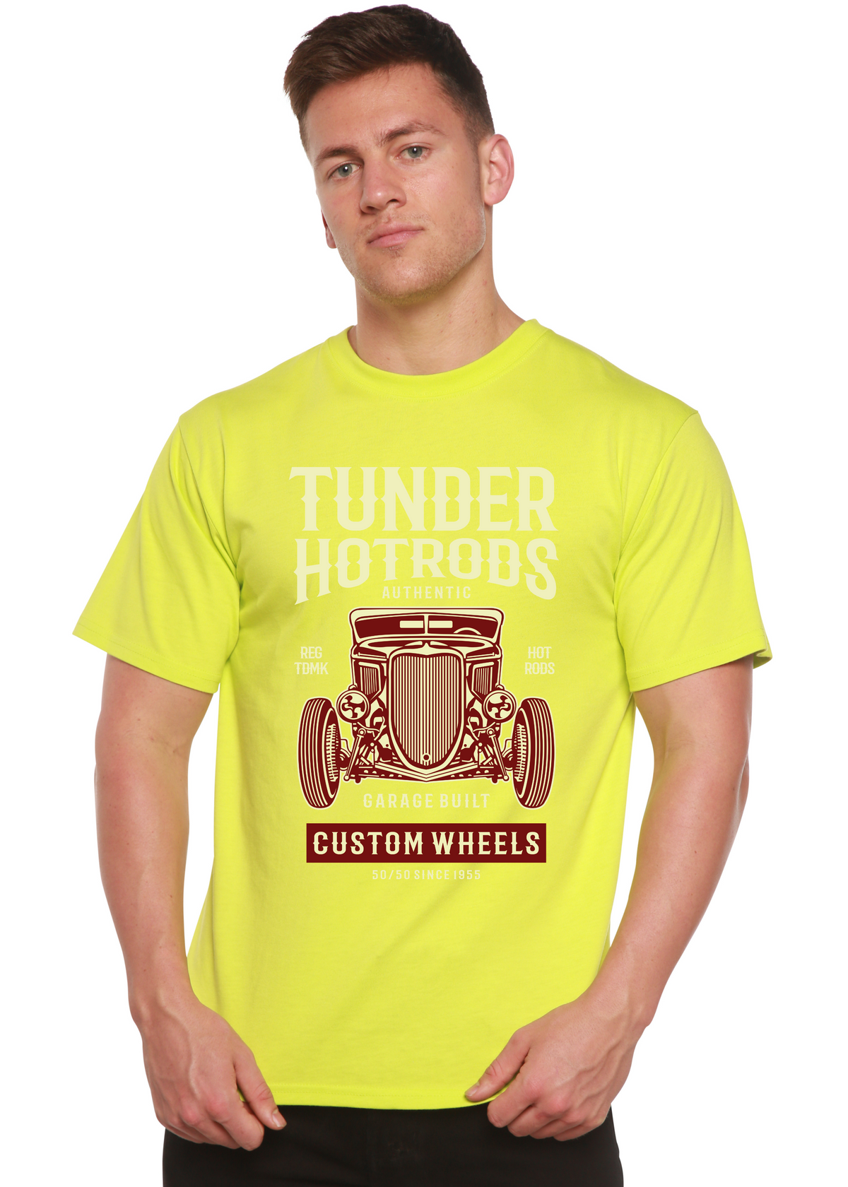 Thunder Hot men's bamboo graphic T-shirt – view 6