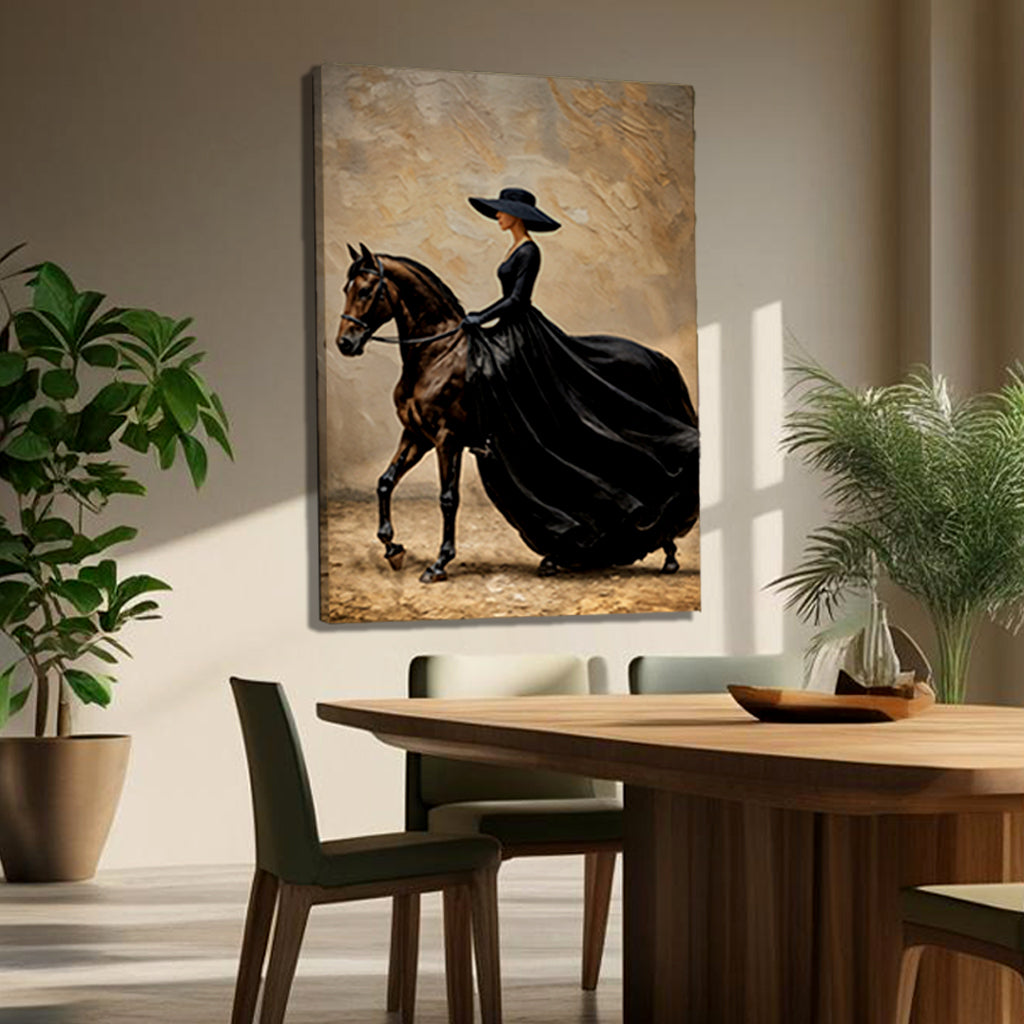 Elegant Equestrian Wall Art by Tailored Canvases