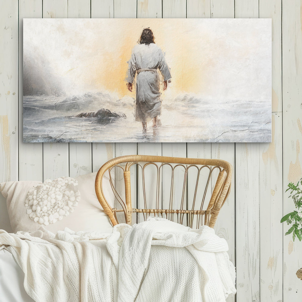 Peace Be Still Faith Wall Art by Tailored Canvases