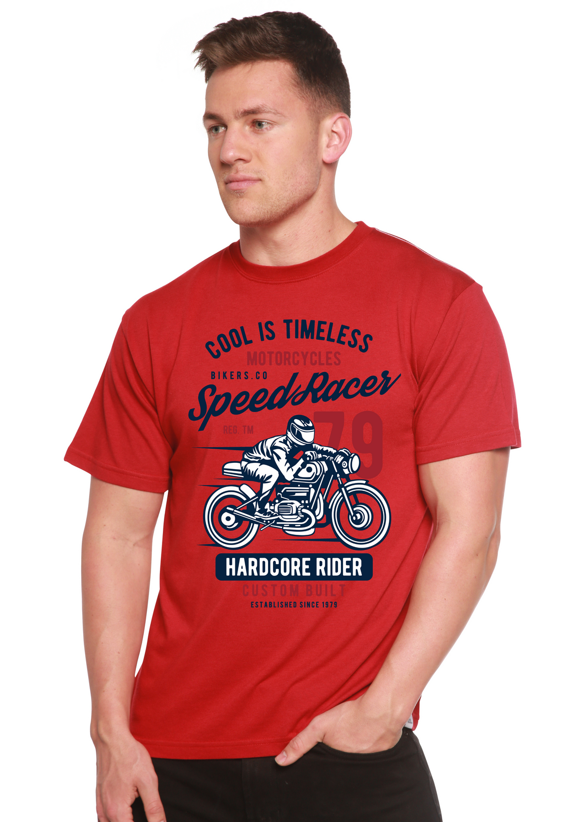 Speed Racer men's bamboo graphic T-shirt – view 5
