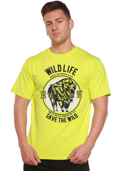 Wild Life men's bamboo graphic T-shirt – view 4