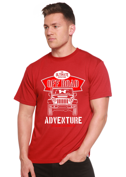 Off Road men's bamboo graphic T-shirt – view 4