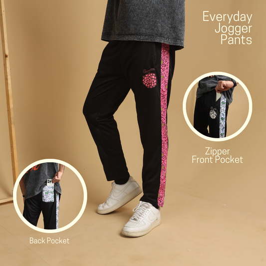 Flower Flower performance joggers with sublimated side stripe
