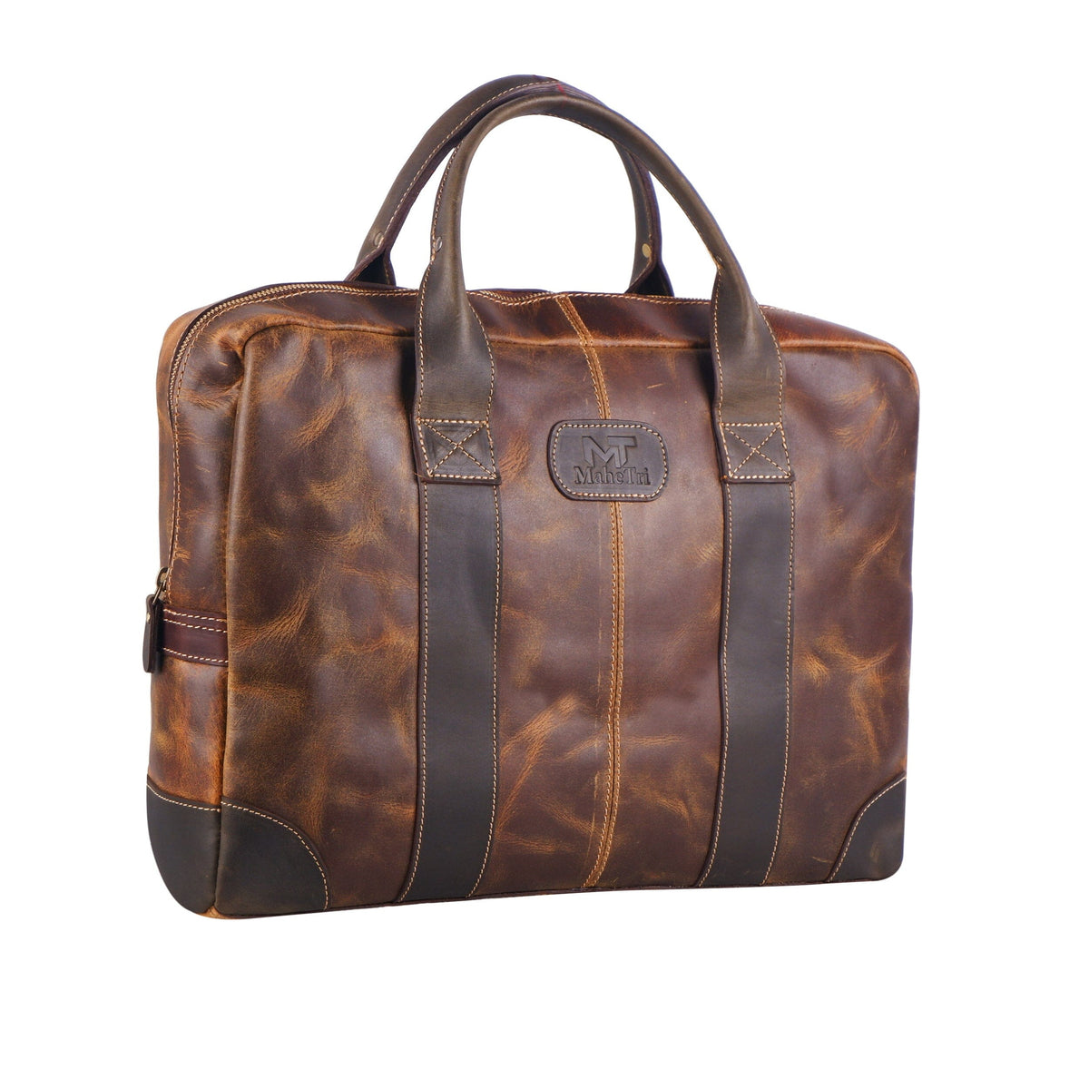 MaheTri Jefferson Briefcase by Classy Leather Bags