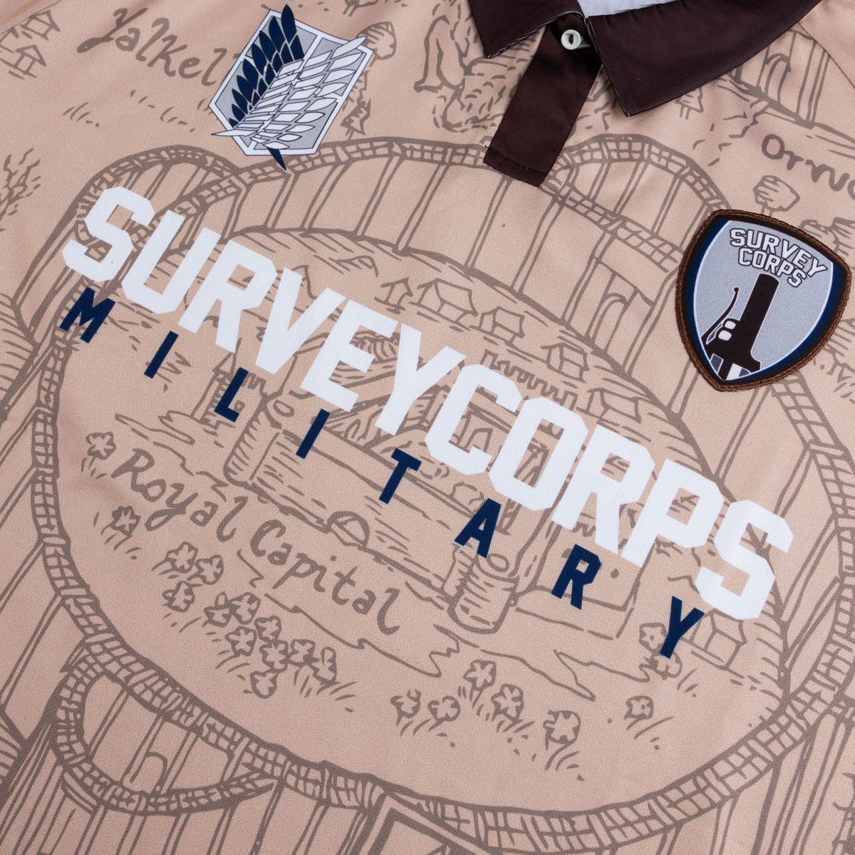 Survey Corps retro soccer jersey – view 3