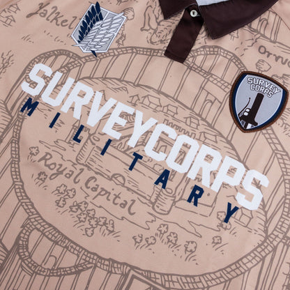 Survey Corps retro soccer jersey – view 3