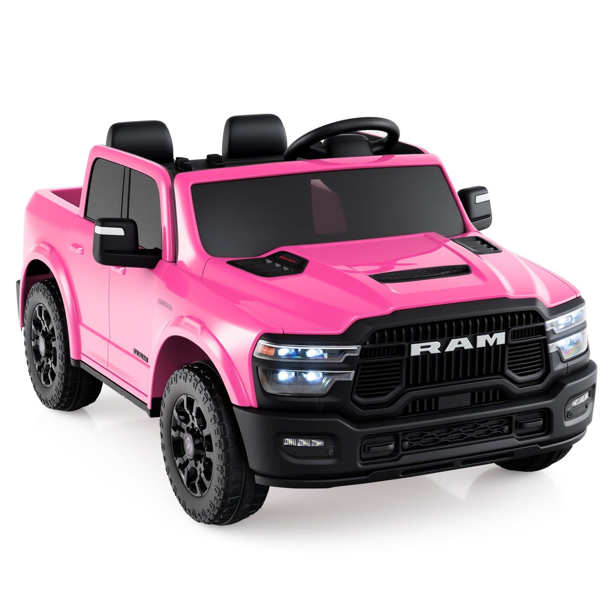 GBruno Store 2 seater 24V licensed Ram ride-on truck for kids, view 6