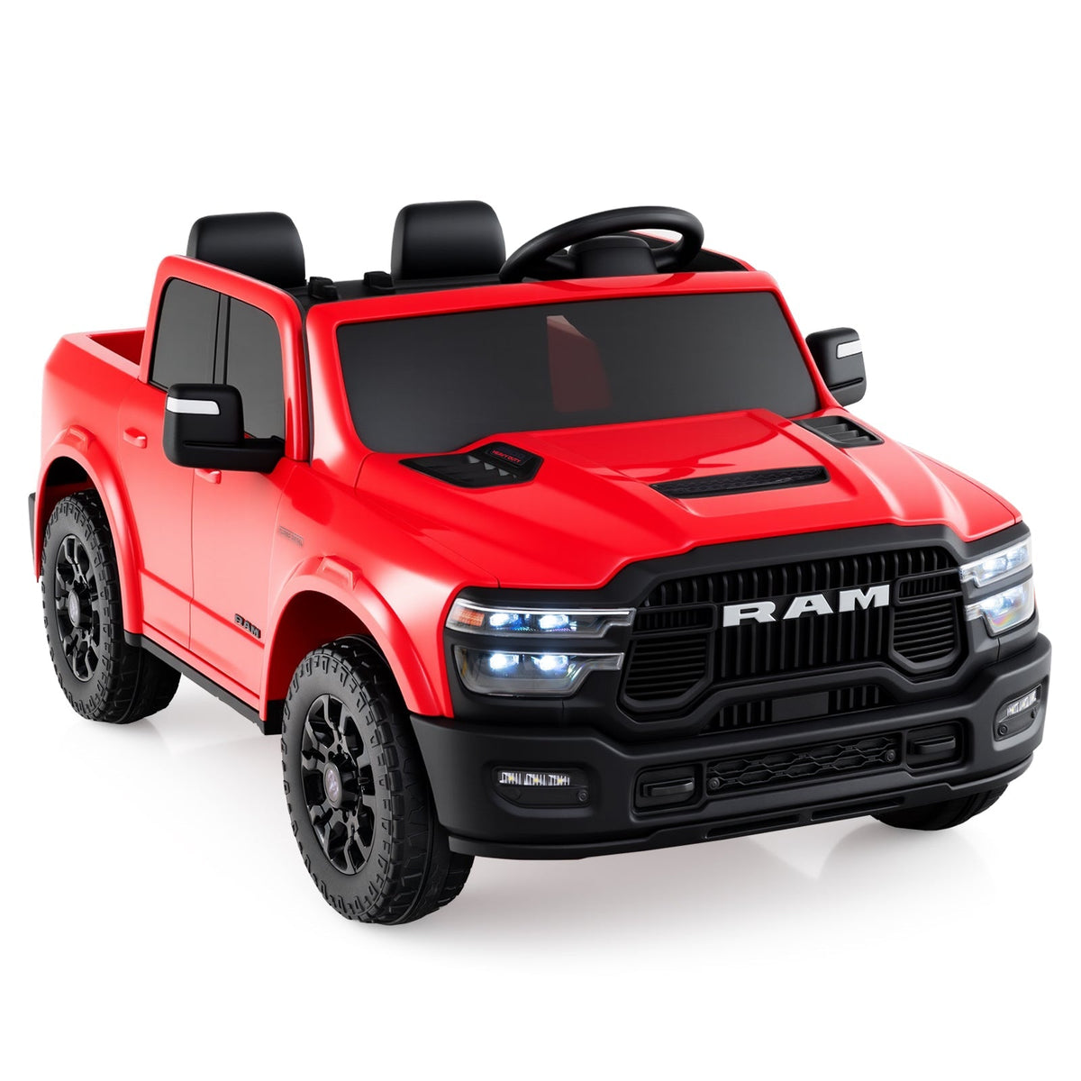 GBruno Store 2 seater 24V licensed Ram ride-on truck for kids, view 8