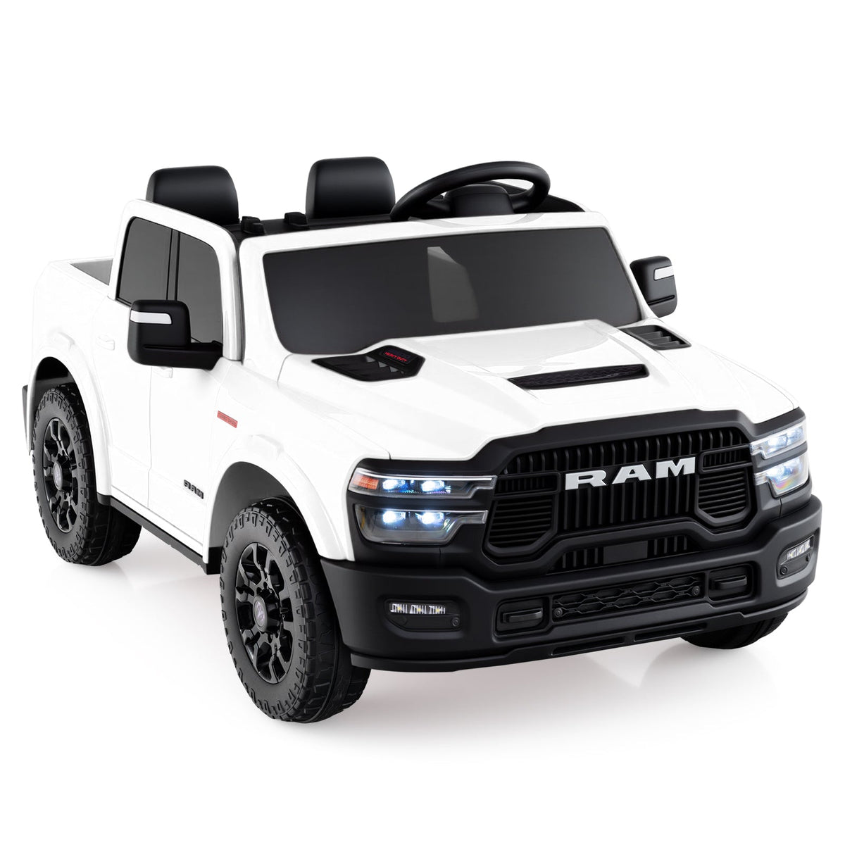 GBruno Store 2 seater 24V licensed Ram ride-on truck for kids, view 5