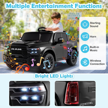 GBruno Store 2 seater 24V licensed Ram ride-on truck for kids, view 27