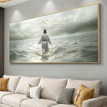 Walking on Water - Faith Wall Art VIII by Tailored Canvases