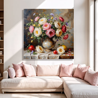 Summer Bloom Vase Wall Art by Tailored Canvases