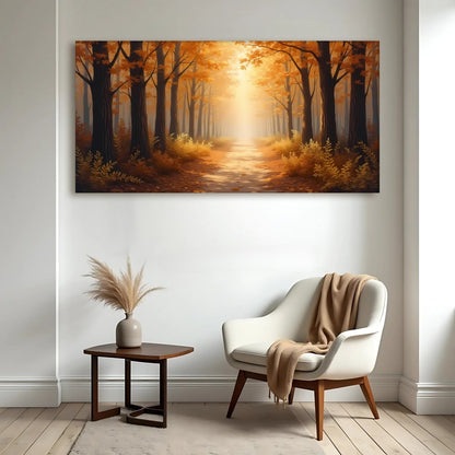 Abstract Forest Landscape Wall Art by Tailored Canvases