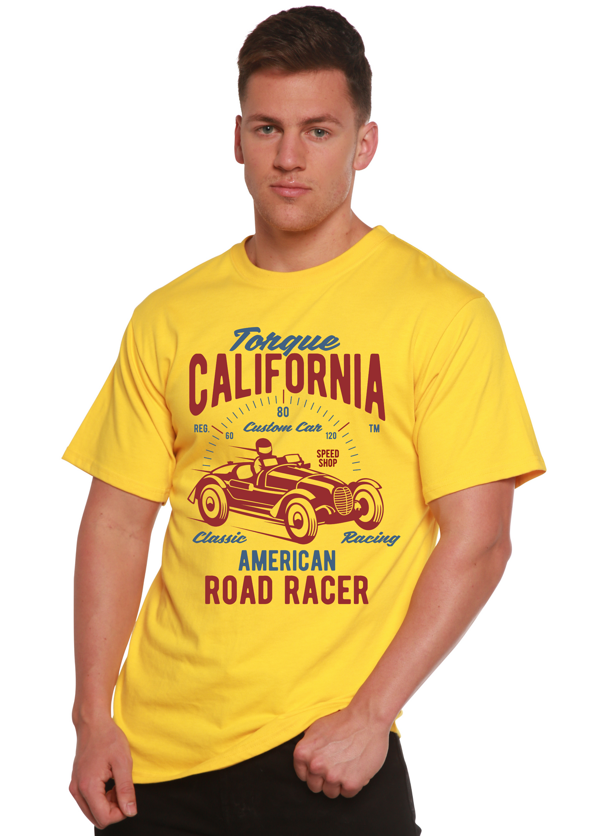 Torque California men's bamboo graphic T-shirt – view 4