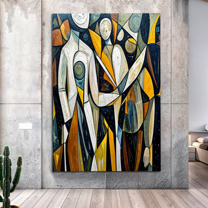Abstract Human Connection Wall Art by Tailored Canvases