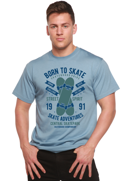 Born to Skate men's bamboo graphic T-shirt – view 4