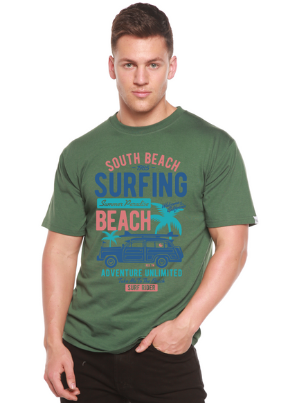 South Beach men's bamboo graphic T-shirt – view 5