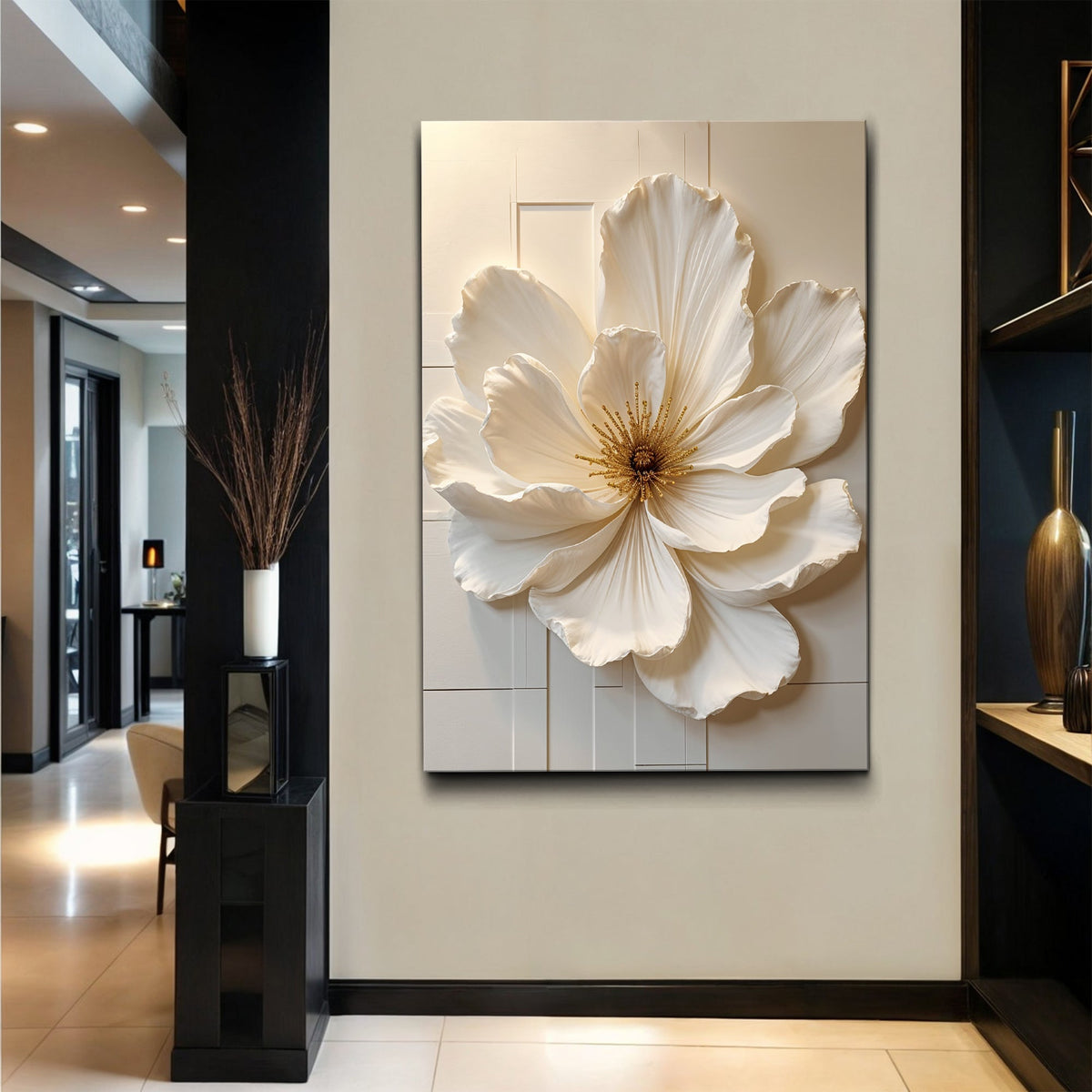Modern Bloom Essence Wall Art by Tailored Canvases