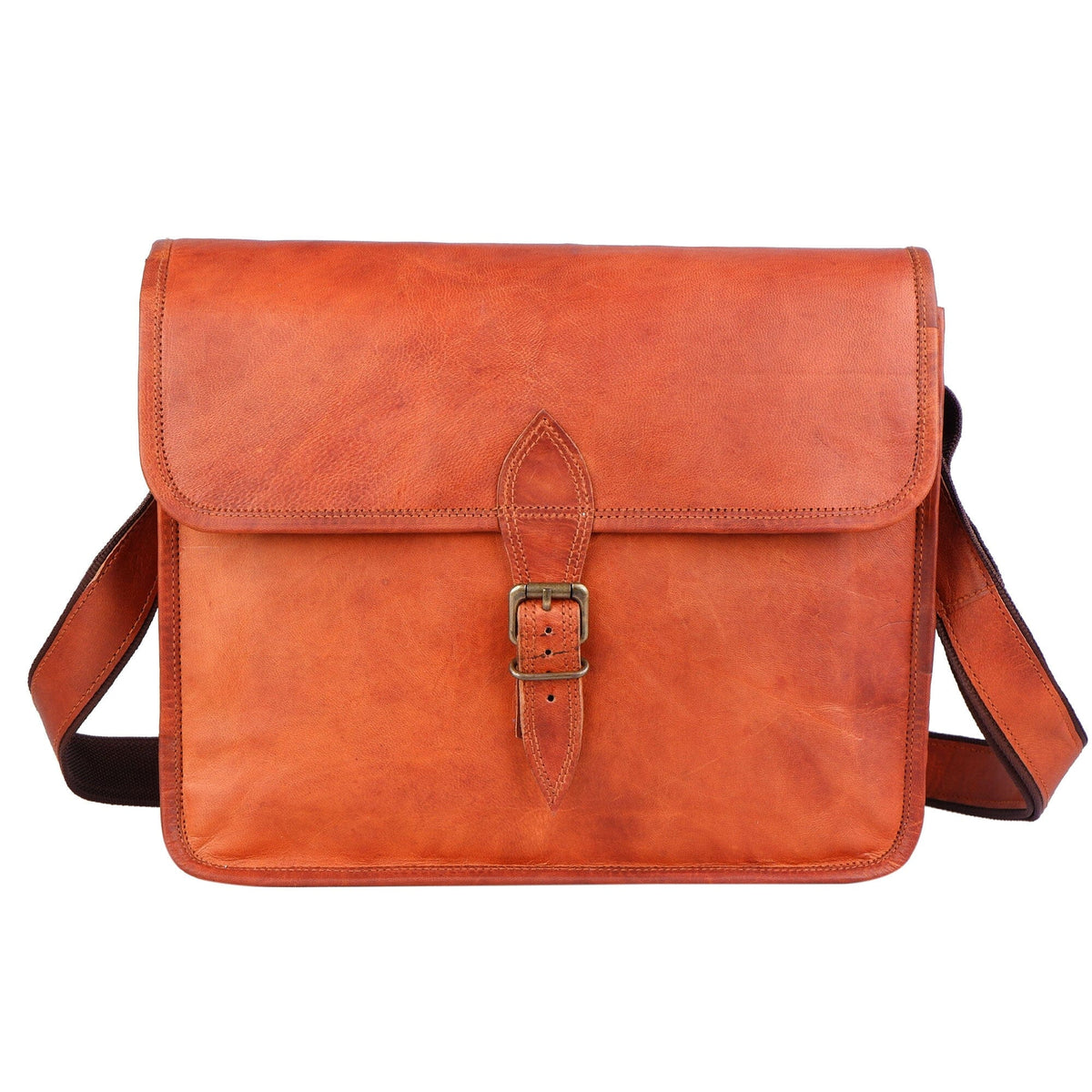 The Mascot Leather Messenger by Classy Leather Bags