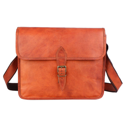 The Mascot Leather Messenger by Classy Leather Bags
