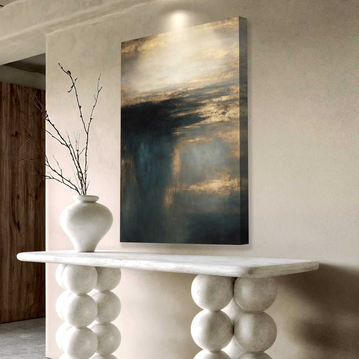 Cloudscape Glimmer Wall Art by Tailored Canvases