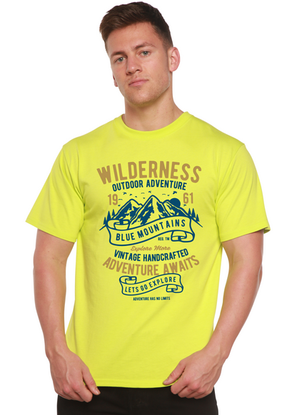 Wilderness men's bamboo graphic T-shirt – view 4