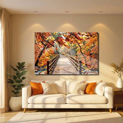 Crossing Autumn Wall Art by Tailored Canvases