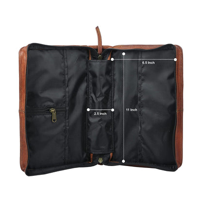 Leather Book Cover by Classy Leather Bags