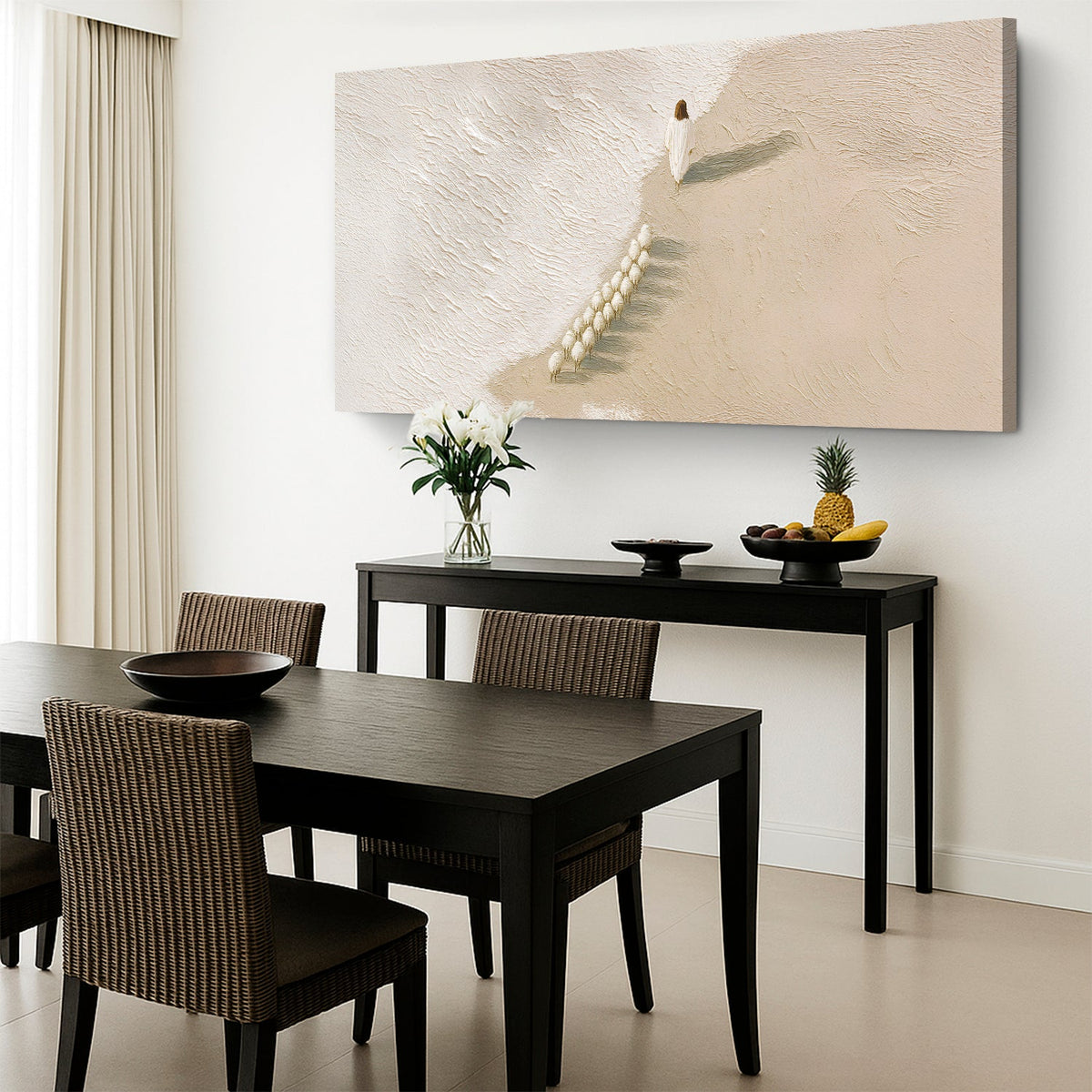 Jesus The Flock of Sheep Faith Wall Art by Tailored Canvases