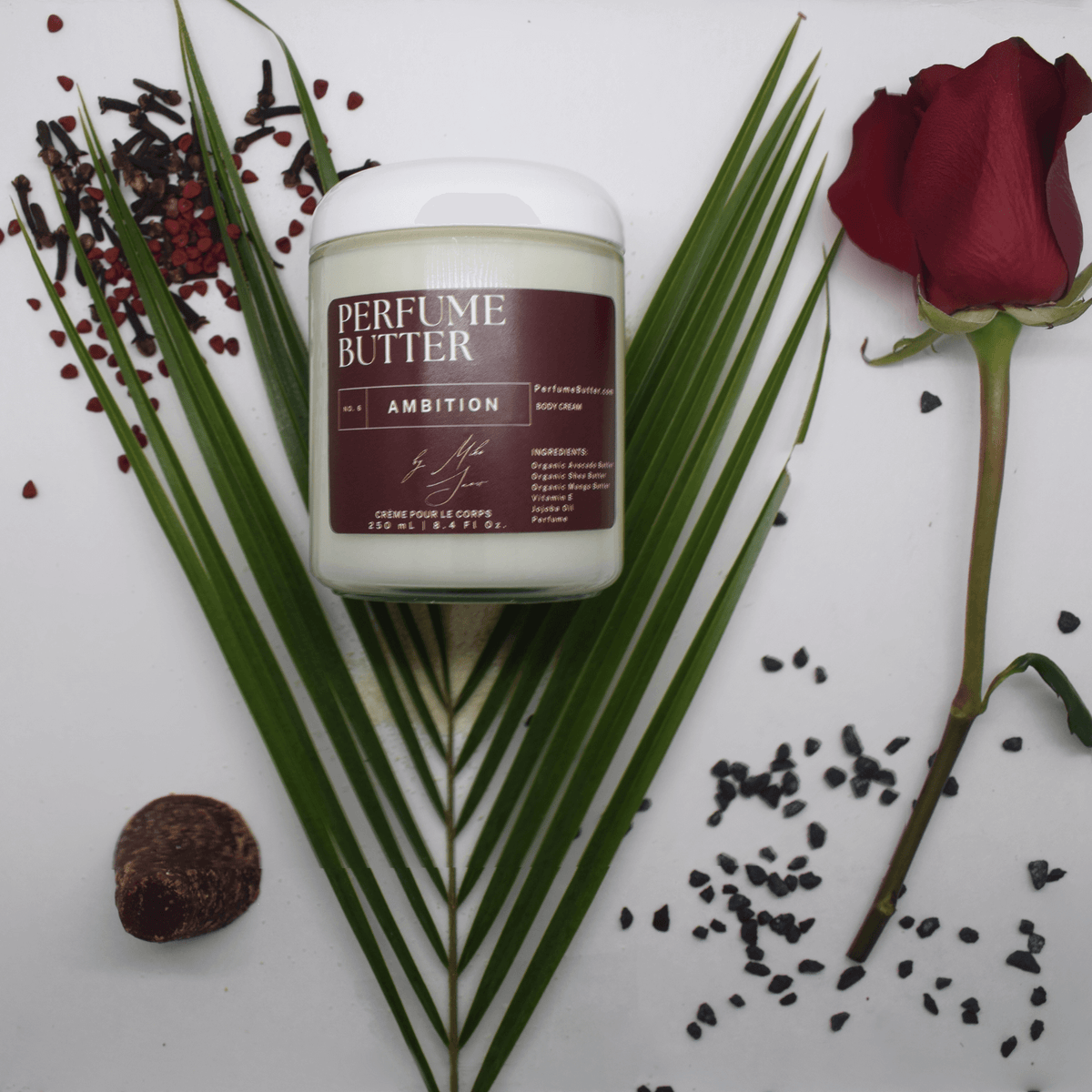 AMBITION – The Luxury Body Butter Perfume | Long-Lasting Fragrance Moisturizing Scent | Smooth Hydrating Skin Perfume | Premium Daily Wear | Perfume Butter by CB