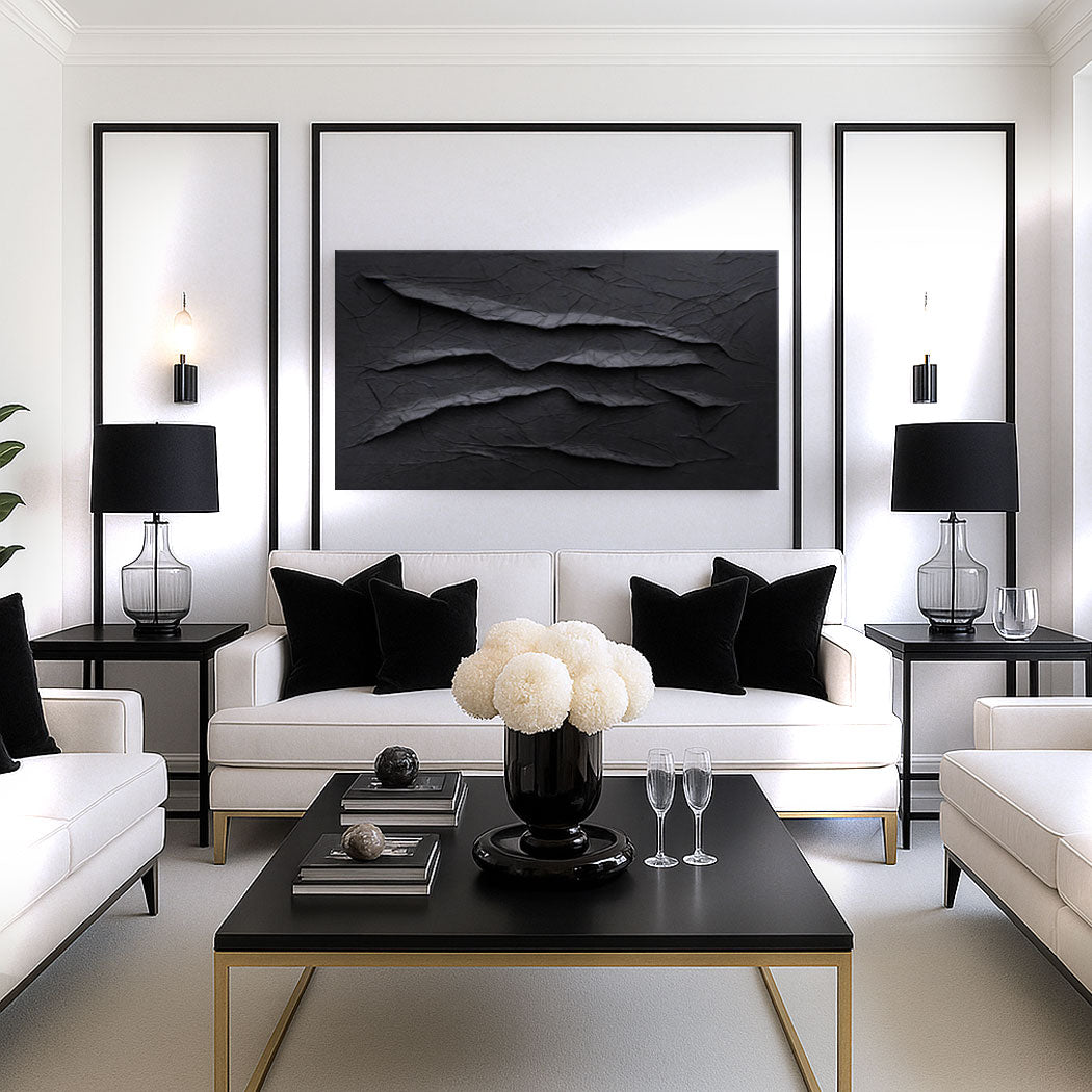 Modern Abstract Minimalist Wall Art IV by Tailored Canvases