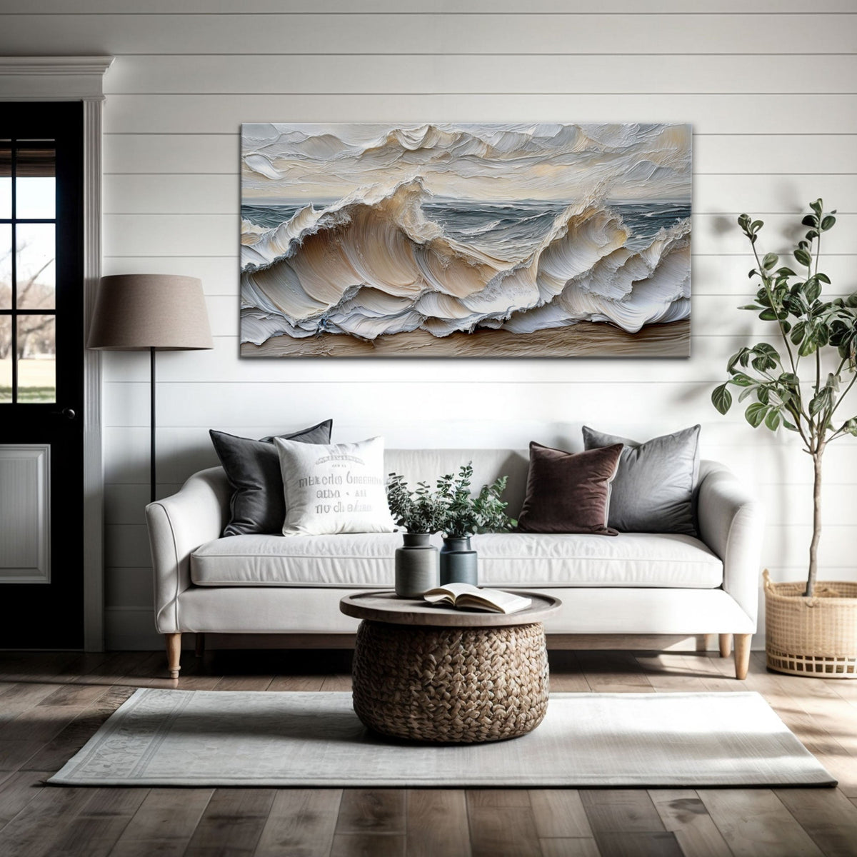 Ocean Waves Wall Art by Tailored Canvases