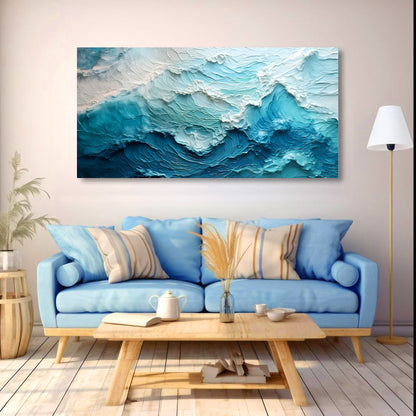 Blue Ocean Coastal Wall Art II by Tailored Canvases