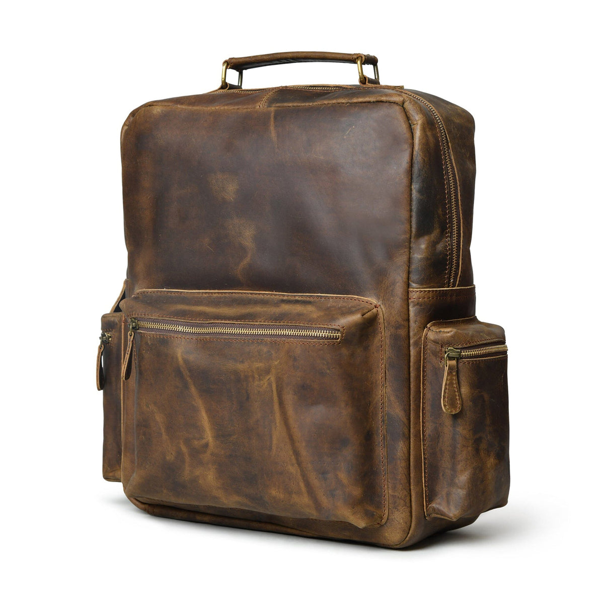Barclay Buffalo Backpack by Classy Leather Bags
