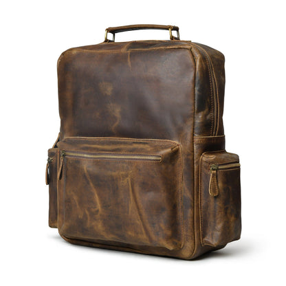 Barclay Buffalo Backpack by Classy Leather Bags