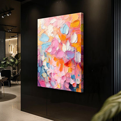 Blooming Rhapsody Abstract Wall Art by Tailored Canvases