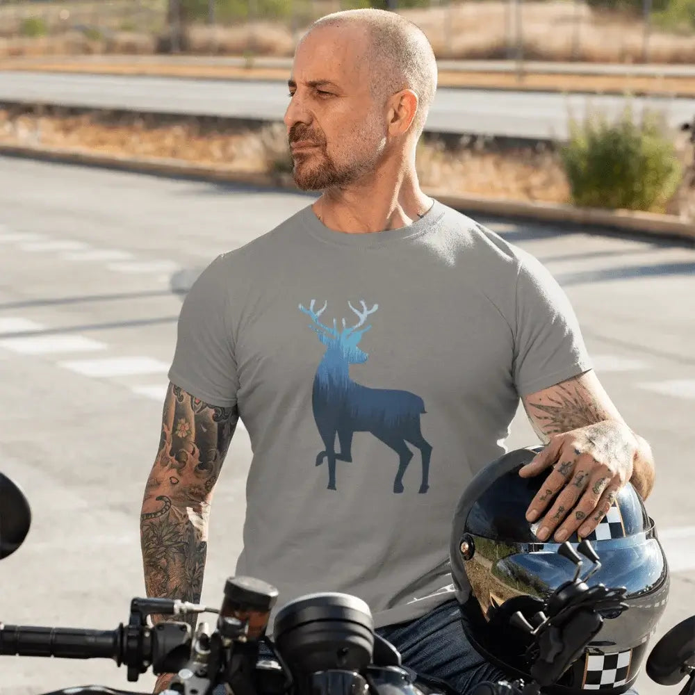 Deer Color 2 Man T-Shirt by Outdoorzees