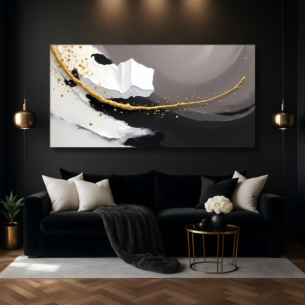 Wave Abstract Wall Art by Tailored Canvases