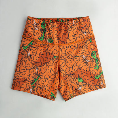 Flame Flame women's compression shorts with sublimated design