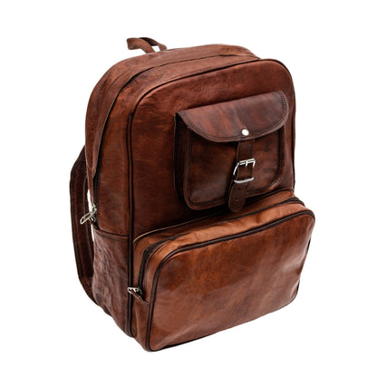 The Vintage Traveller Backpack by Classy Leather Bags