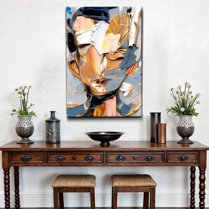 Beyond The Face Abstract Wall Art by Tailored Canvases