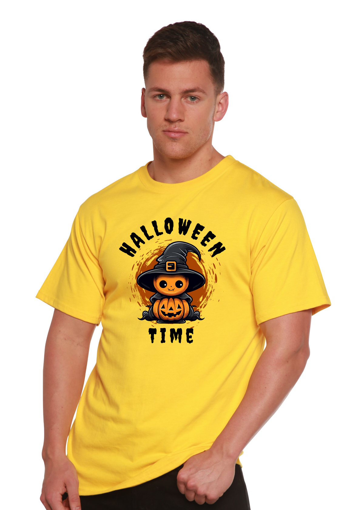 Halloween Time unisex bamboo graphic T-shirt – view 9