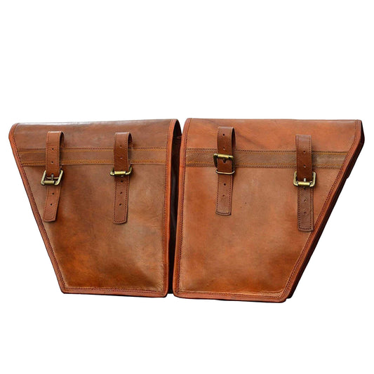 Motorcycle Side Pouch by Classy Leather Bags