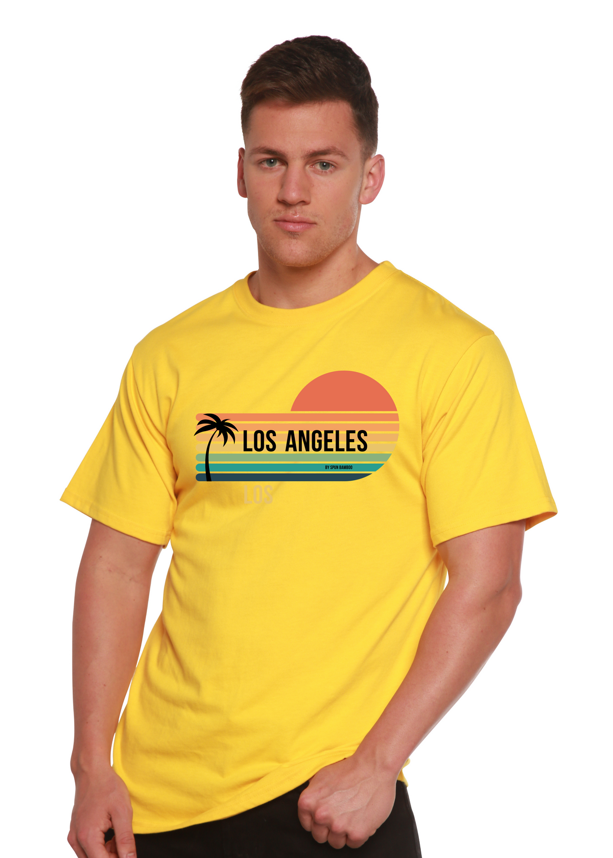 Los Angeles unisex bamboo graphic T-shirt – view 6