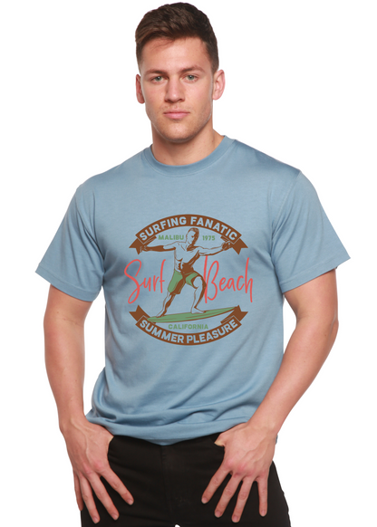 Surf Beach men's bamboo graphic T-shirt – view 4