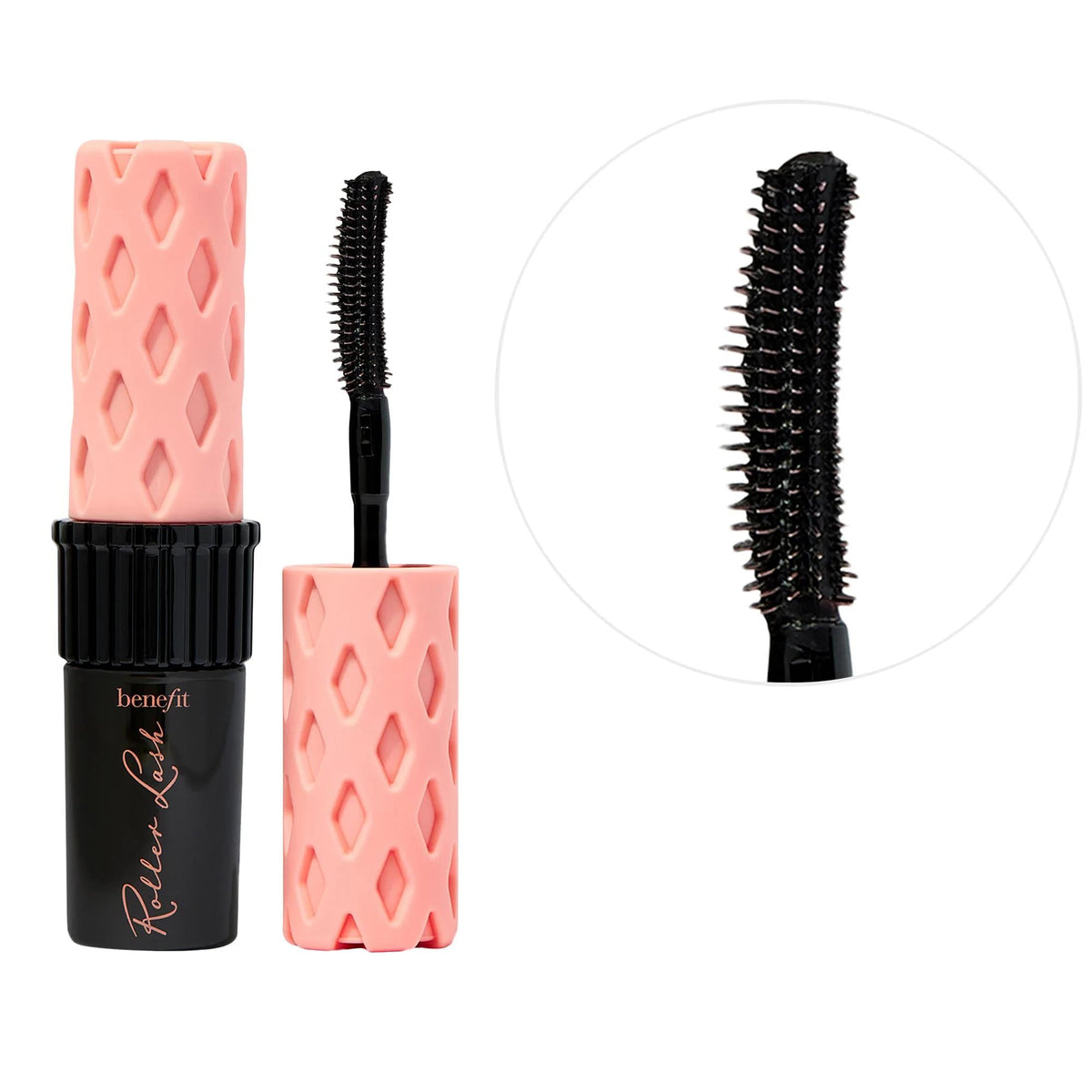 Benefit Cosmetics Mini Roller Lash: Curling & Lifting Mascara for Long-Lasting Curl | Wide-Eye Effect, Conditions Lashes by Beauty Care Bag