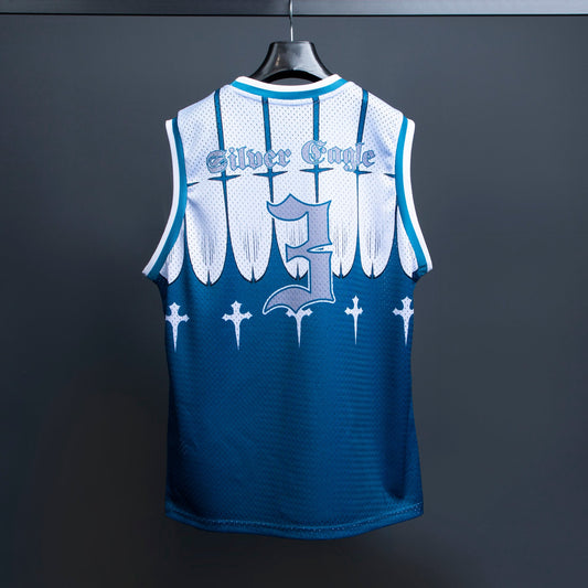 Silver Eagle basketball jersey – view 2