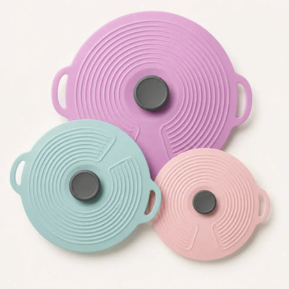 Silicone Pot Cover & Spill-Proof Container Lid by SmartPursue™