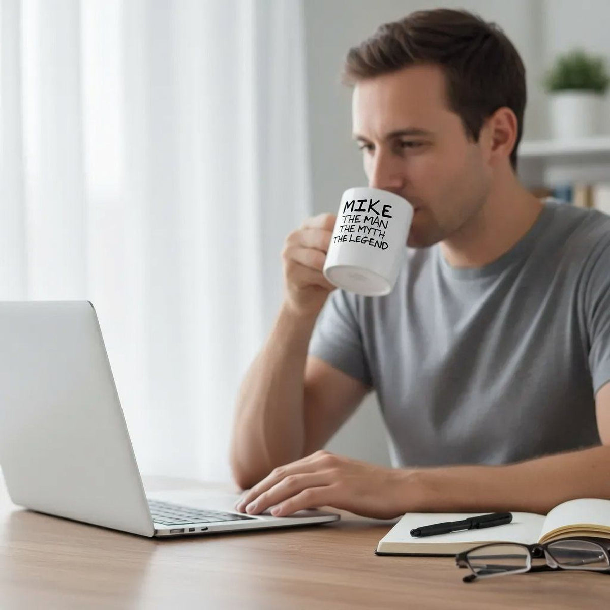 Personalized Mug - Personalized Coffee Mug for Men - Personalized Gift for Him, gift for men, custom mugs by Joyful Moose