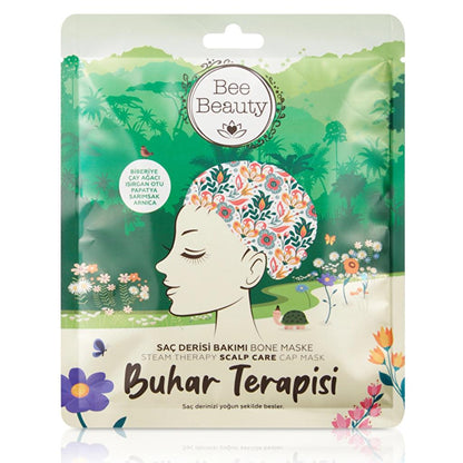Bee Beauty Steam Therapy Scalp Mask with Nourishing Oils by Beauty Care Bag